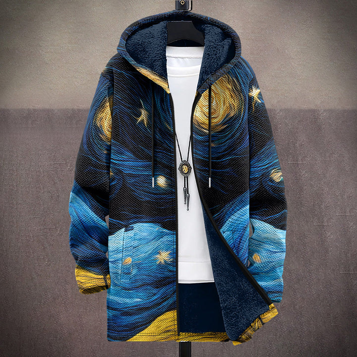 WAVERLEY™|LUXURIOUS CARDIGAN WITH ARTISTIC INSPIRATION