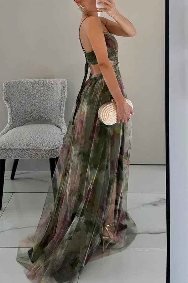 GISELLE™ | ENCHANTING MAXI DRESS WITH FLORAL PRINT