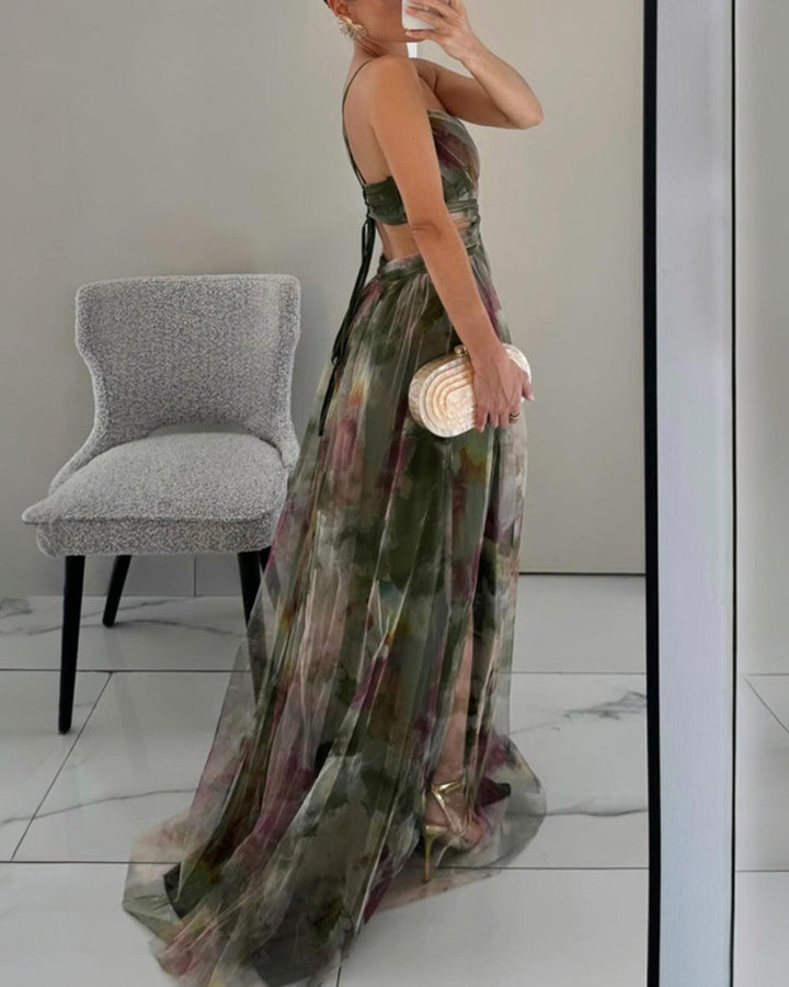 EVIE™|FLORAL MAXI DRESS