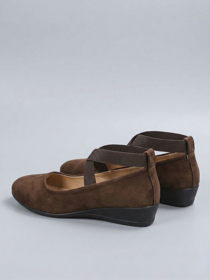 ELLE™|ELEGANT SUEDE SLIP-ONS