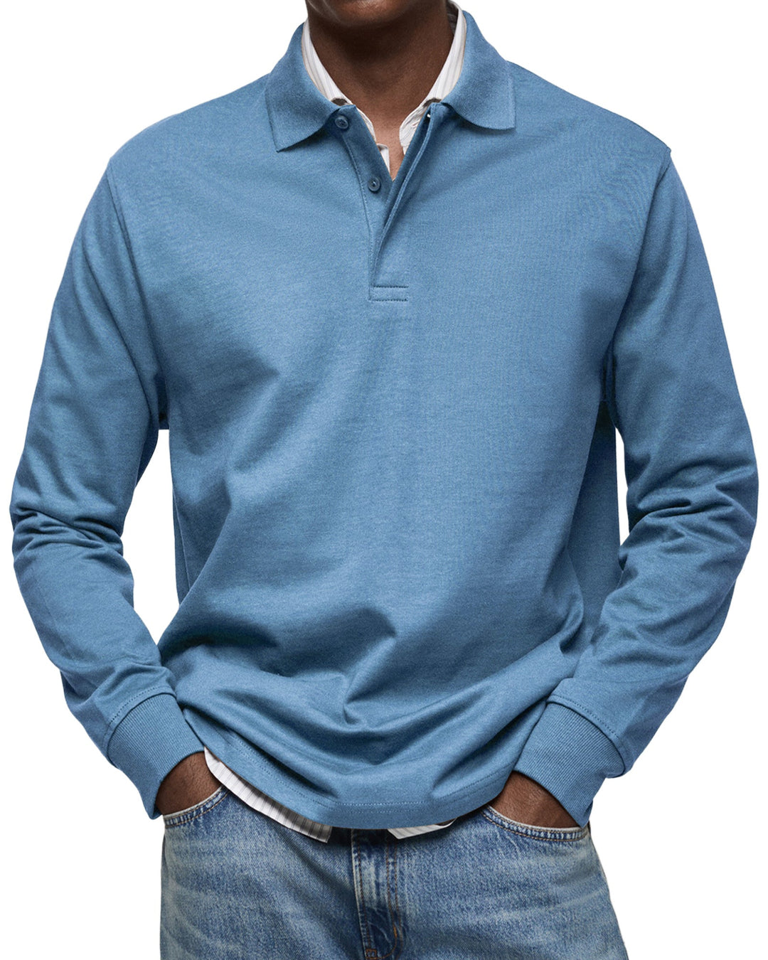 ADAM™|LONG SLEEVE POLO