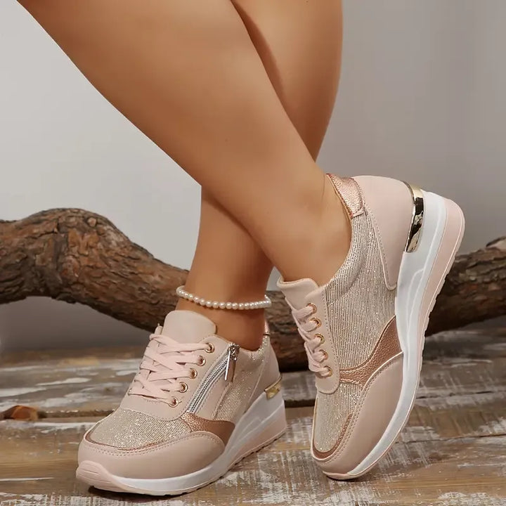 ZIPPER™|LACED SUPPORT SNEAKERS