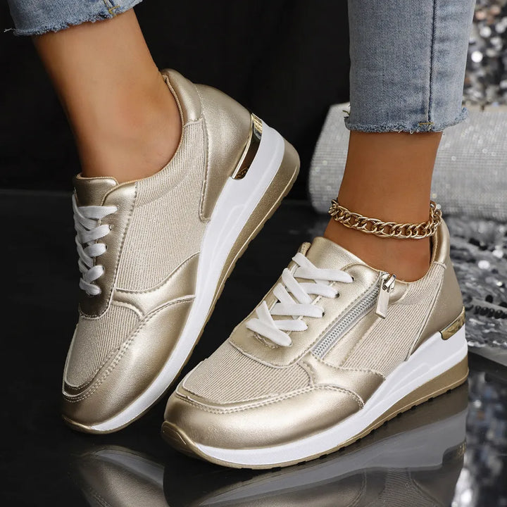ZIPPER™|LACED SUPPORT SNEAKERS