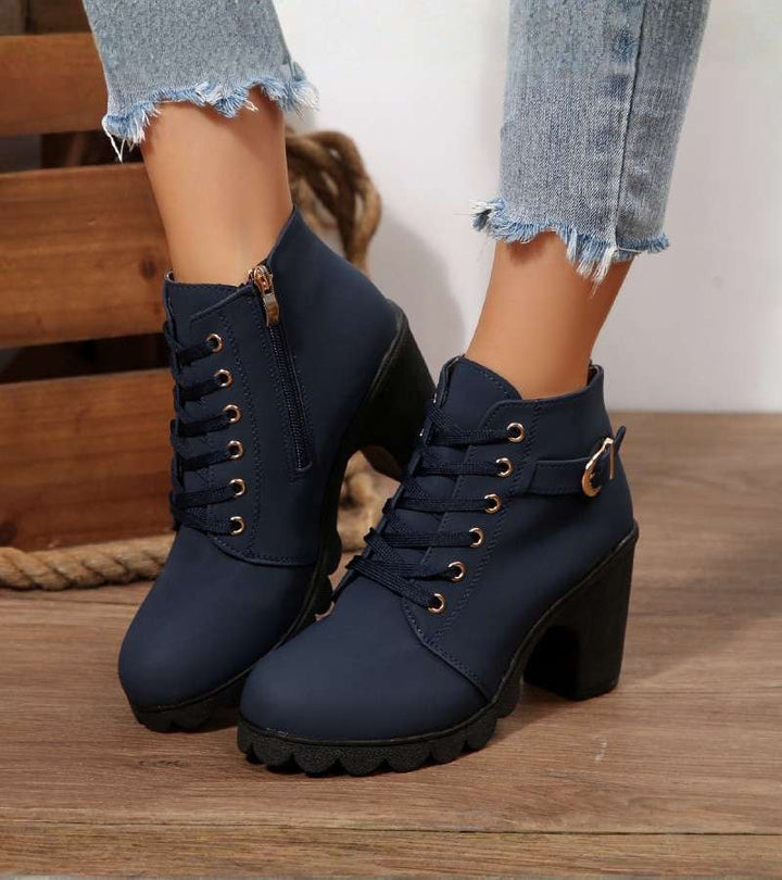 ELARA™|CHUNKY COMFORT BOOTS
