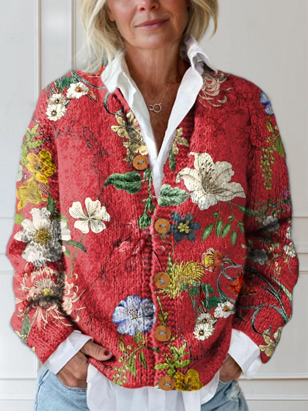 DIANE™|VINTAGE FLORAL CARDIGAN