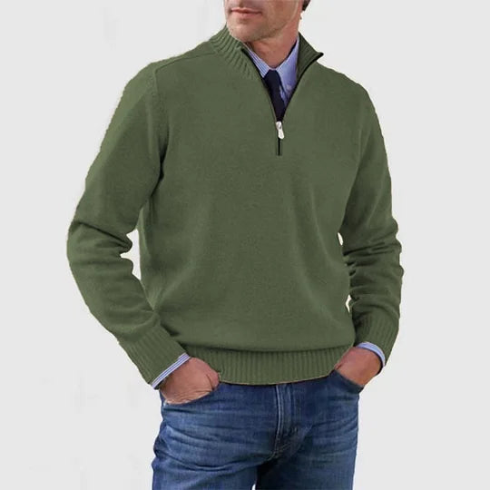 CALVIN™|HALF ZIP SWEATER