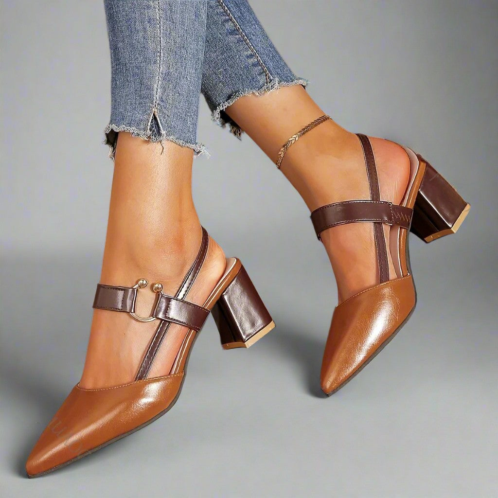 SIENNA™|CHIC SLINGBACK HEELS