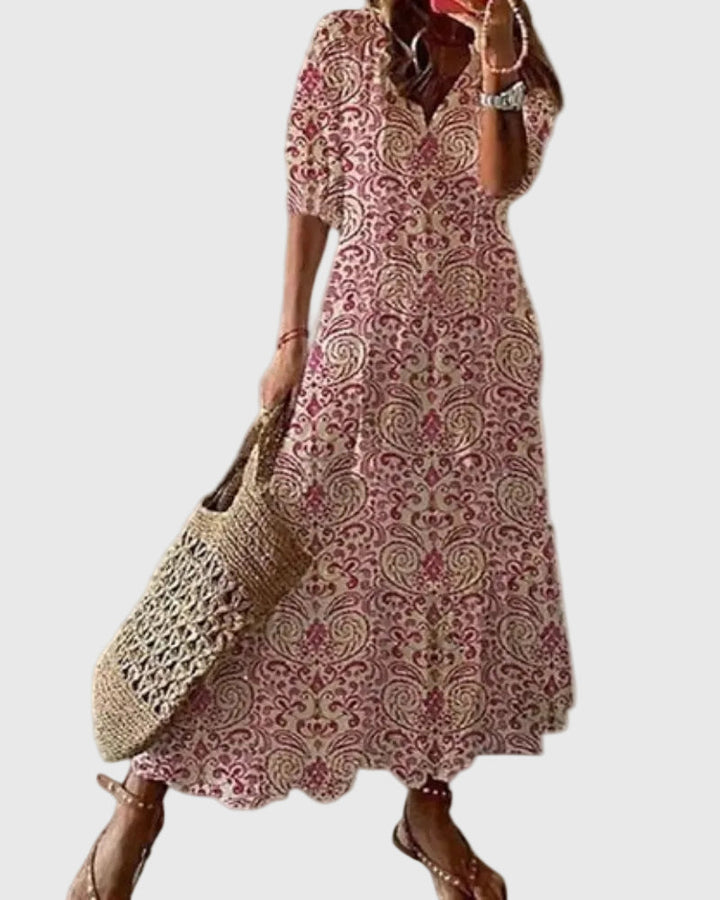AMALIA™|BOHO VINTAGE SUMMER MAXI DRESS