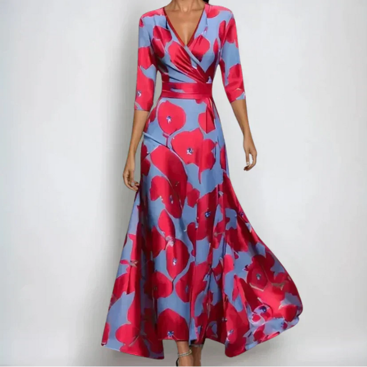 LUCIA™|LUXURIOUS FLORAL DRESS