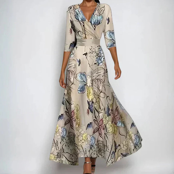 LUCIA™|LUXURIOUS FLORAL DRESS