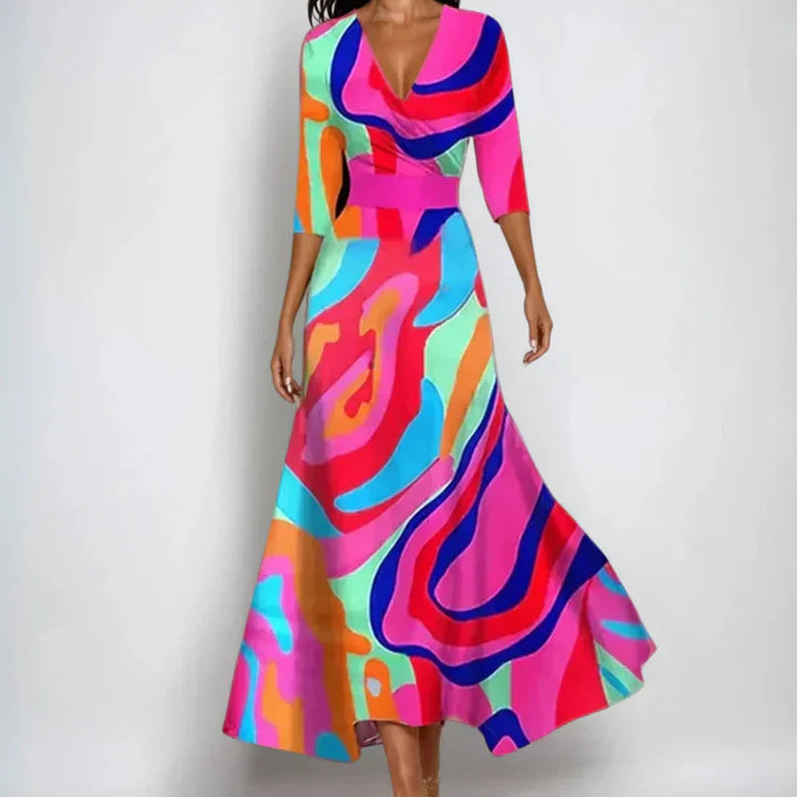 LUCIA™|LUXURIOUS FLORAL DRESS