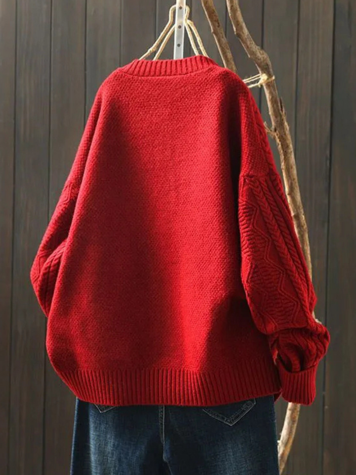 OLIVIA™|CLASSIC CABLE CARDIGAN