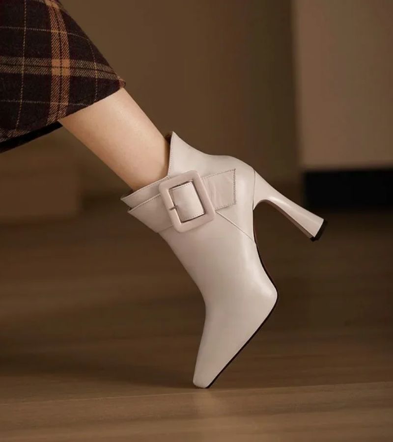MADISON™|BUCKLE ANKLE BOOTS