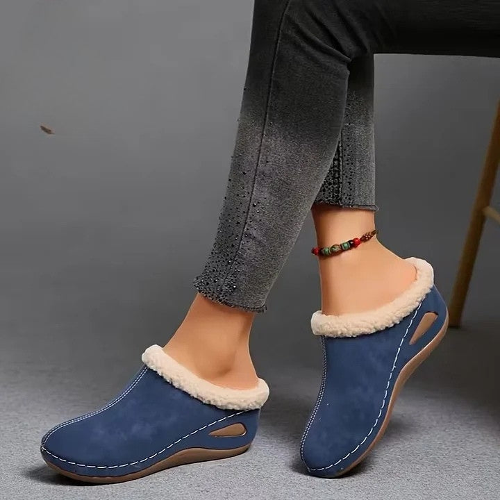 BRIANA™|PLUSH SLIP-ON SANDALS