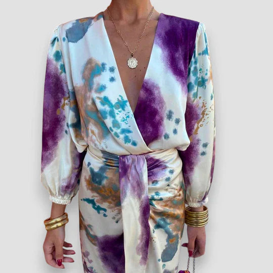 MIA™|V-NECK DRESS