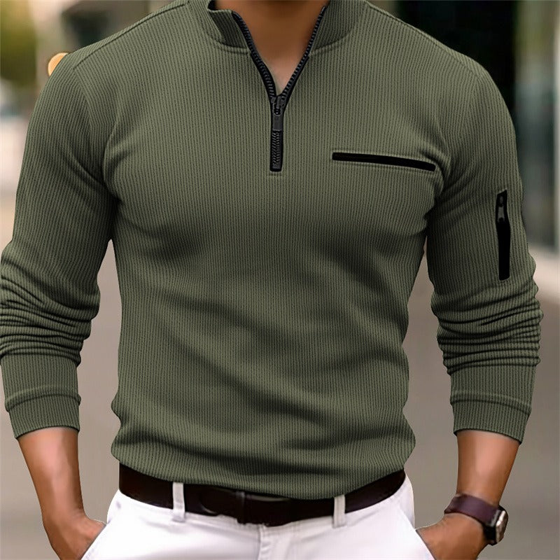 LANDON™|MODERN ZIP SHIRT