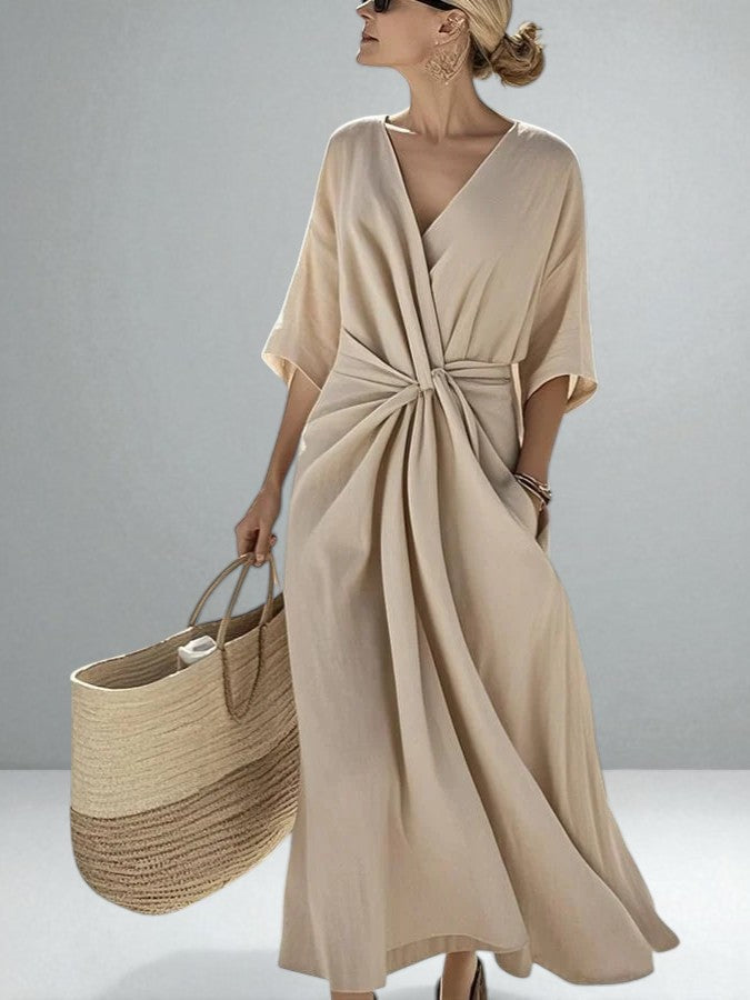 ELARA™|TWIST MAXI DRESS