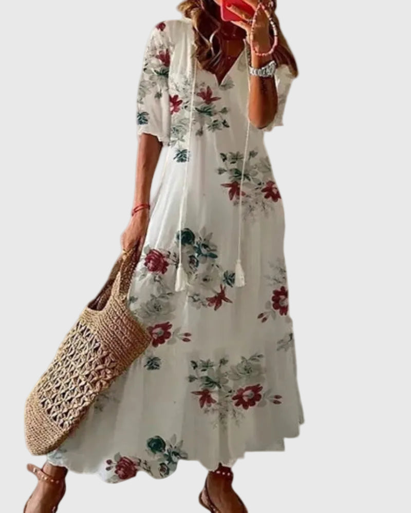 AMALIA™|BOHO VINTAGE SUMMER MAXI DRESS