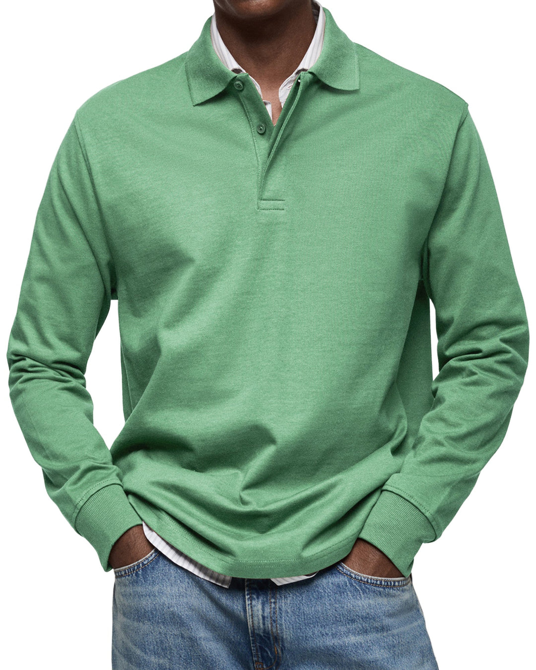 ADAM™|LONG SLEEVE POLO