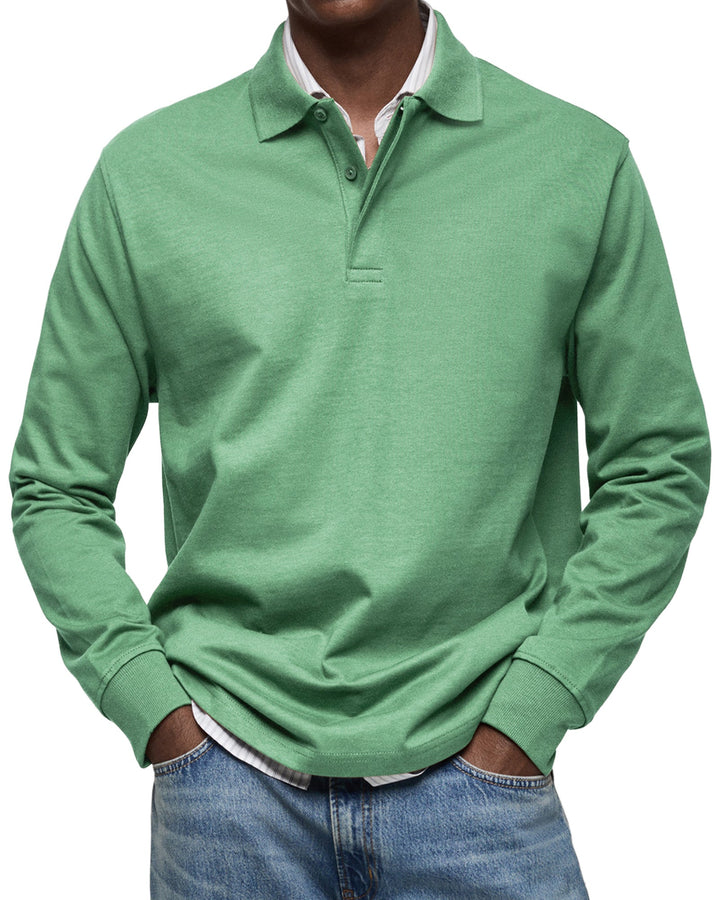 ADAM™|LONG SLEEVE POLO