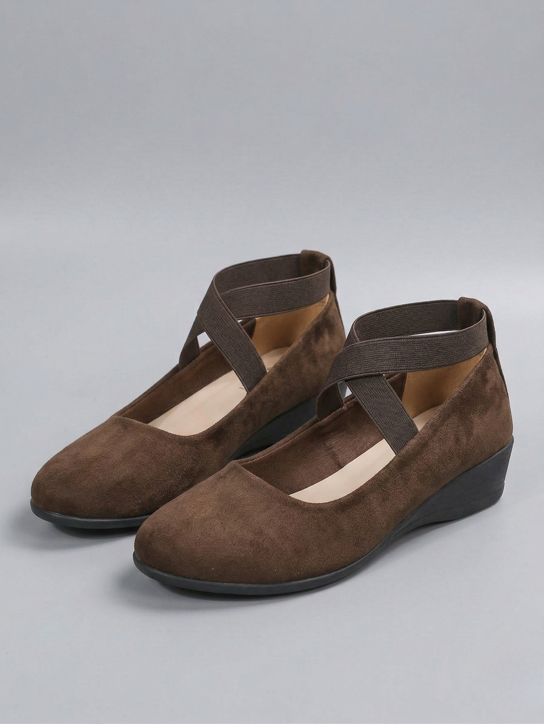 ELLE™|ELEGANT SUEDE SLIP-ONS