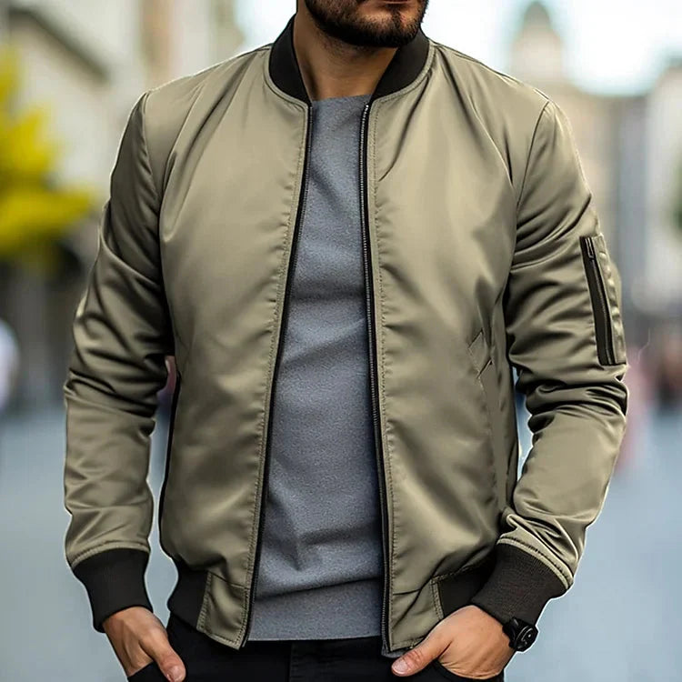 ROWANN™|LIGHT BOMBER JACKET