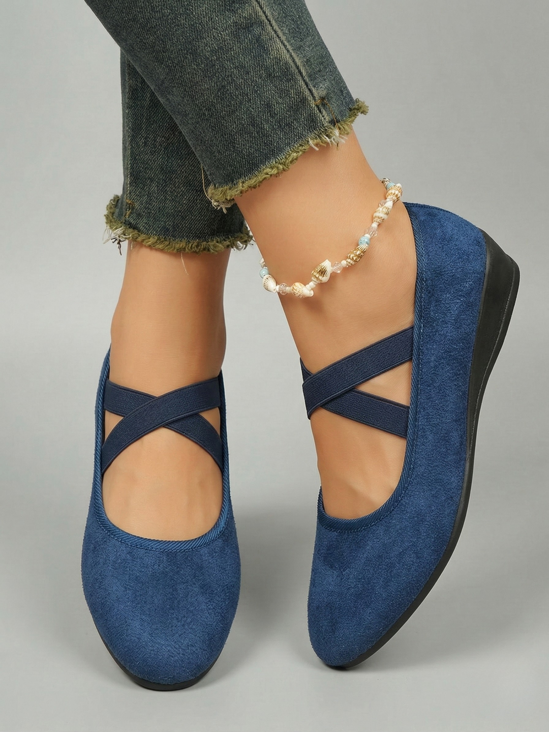 ELLE™|ELEGANT SUEDE SLIP-ONS