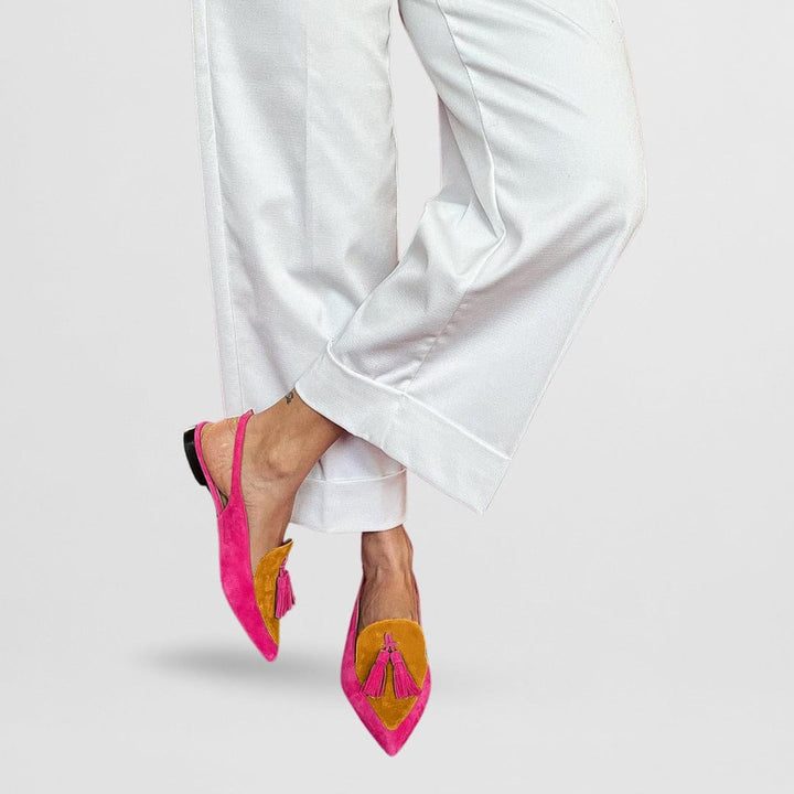 FRENDESSA™|ELEGANT FRINGE BALLET FLATS
