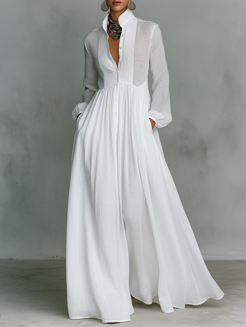 VERONICA™|MINIMALIST MAXI DRESS