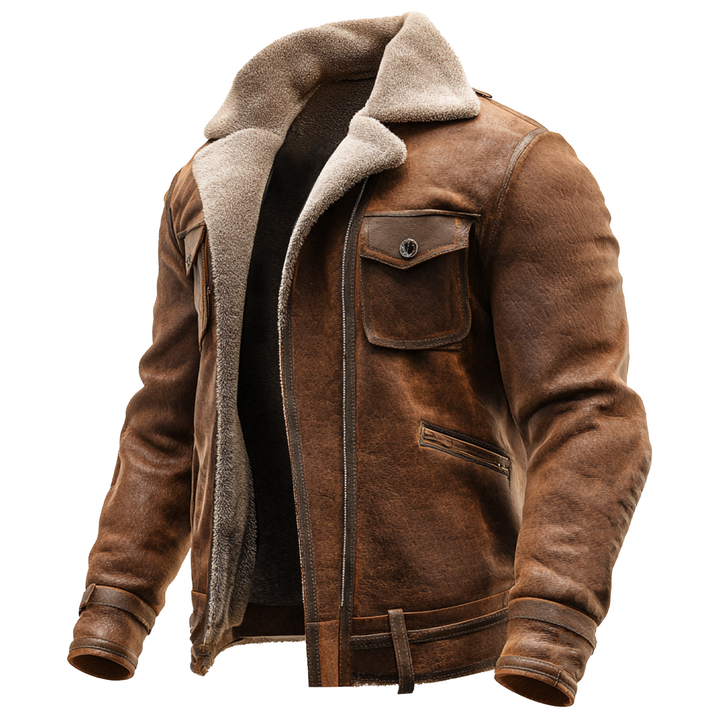 ENZO™|VINTAGE JACKET WITH LINING