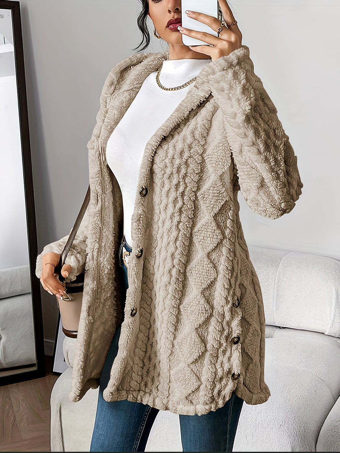 KATIA™|HOODED CARDIGAN
