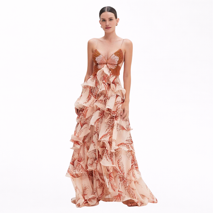 NAHIA™ | RUFFLE DRESS