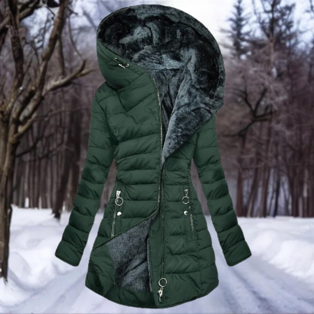 KEIRA™|QUILTED FUR COAT