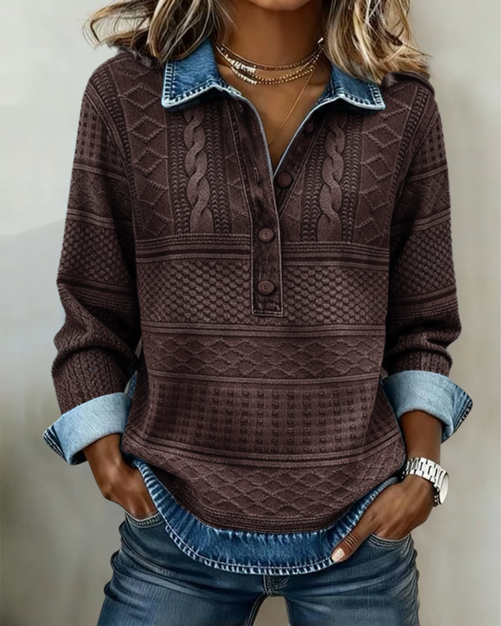 MILES™|TRENDY COLLARED SWEATSHIRT