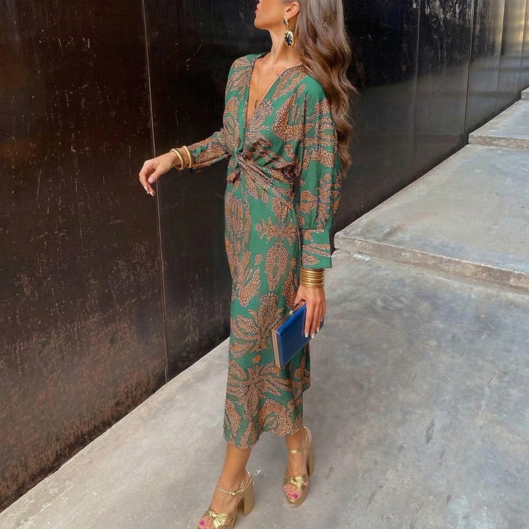MARINA™|ARTISTIC MIDI DRESS