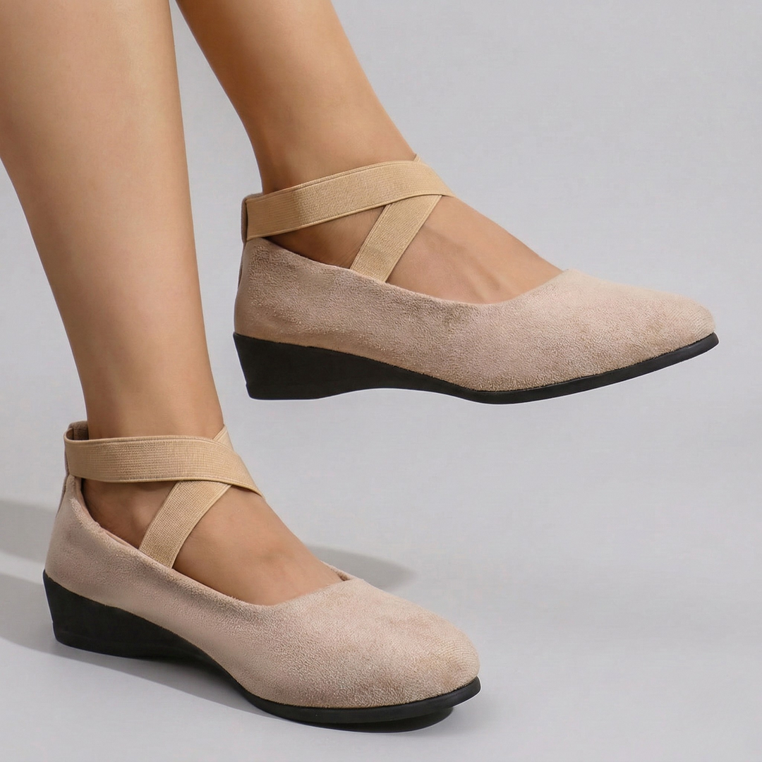 ELLE™|ELEGANT SUEDE SLIP-ONS