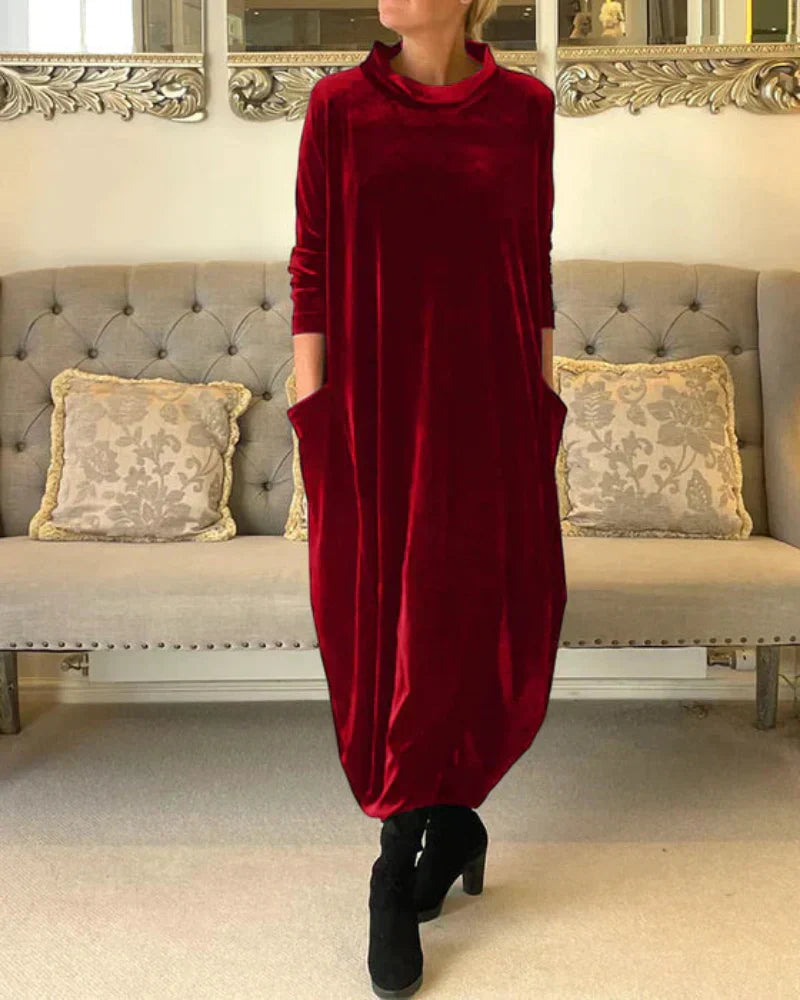 SERAFINA™|ELEGANT VELVET DRESS