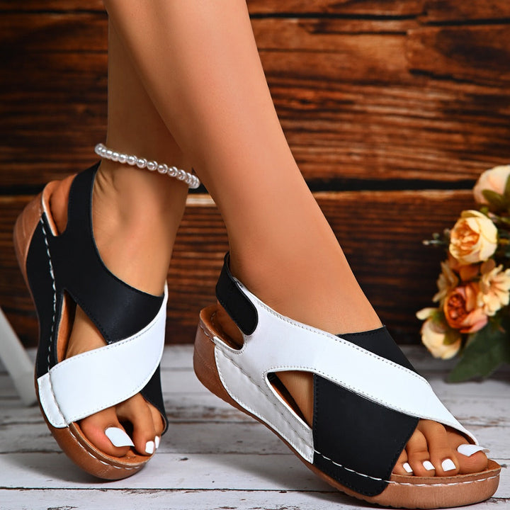 YSERAH™|INCLINE WEDGE SANDALS