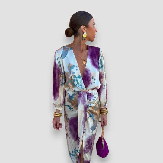 MIA™|V-NECK DRESS