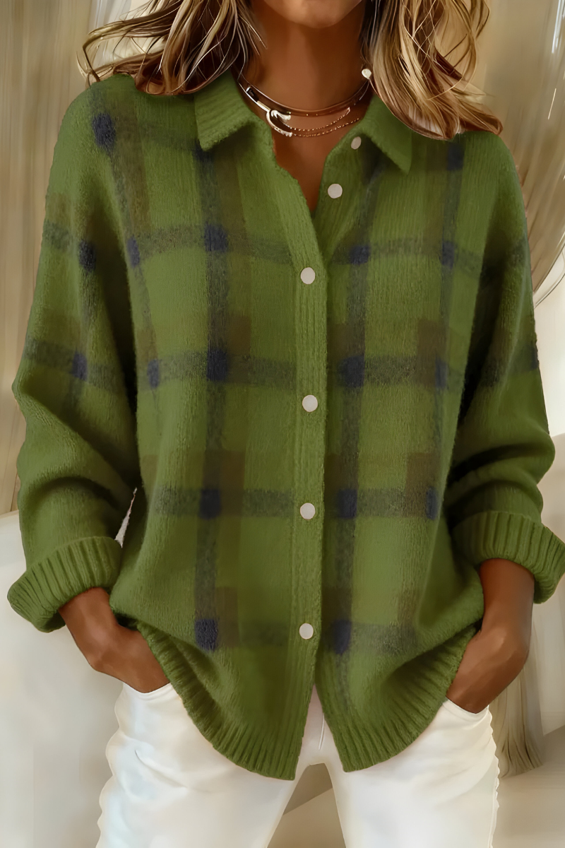 SUMMER™|PLAID CARDIGAN