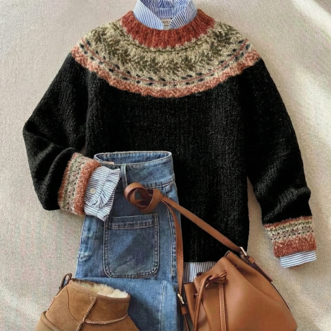 ELIZA™|NORDIC KNIT SWEATER