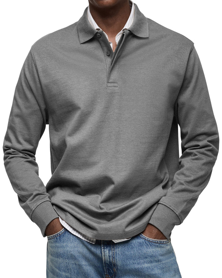 ADAM™|LONG SLEEVE POLO
