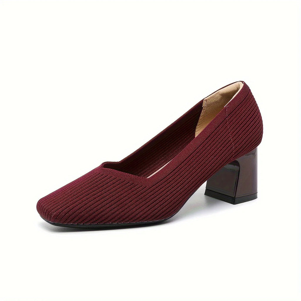 FLORENCE™|SQUARE HEEL PAIN-FREE PUMPS