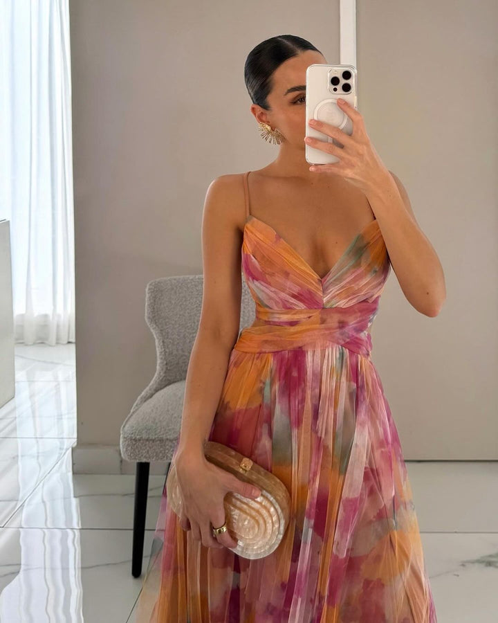 EVIE™|FLORAL MAXI DRESS
