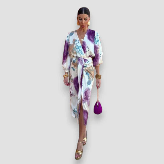 MIA™|V-NECK DRESS