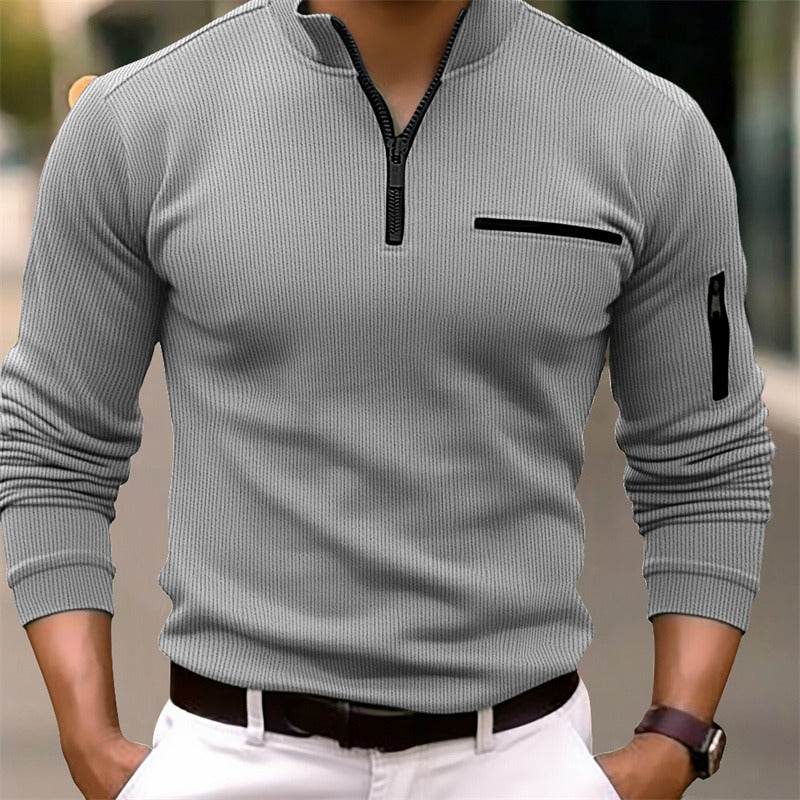 LANDON™|MODERN ZIP SHIRT