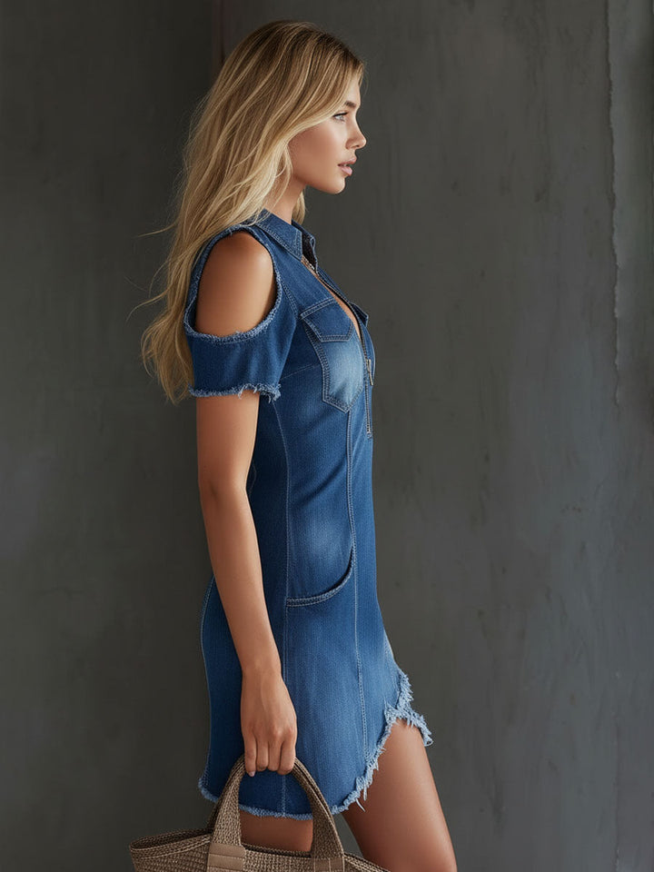 SHAYNE™|CHIC OFF SHOULDER DRESS