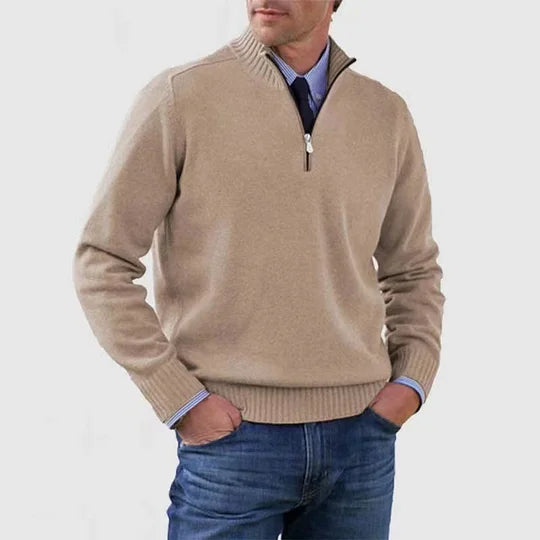 CALVIN™|HALF ZIP SWEATER