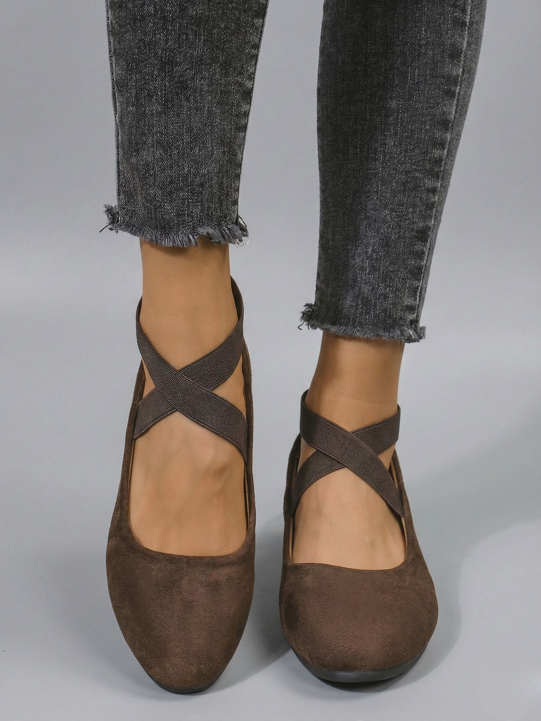 ELLE™|ELEGANT SUEDE SLIP-ONS