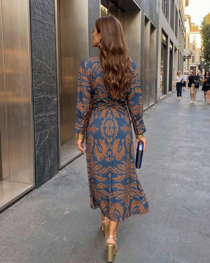 MARINA™|ARTISTIC MIDI DRESS